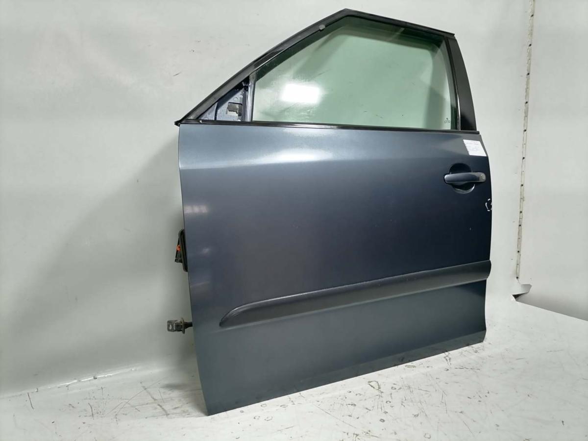 Skoda Fabia 2 5J original T&uuml;r vorn links LF8J Anthrazitgrau Rohbau Bj.2009